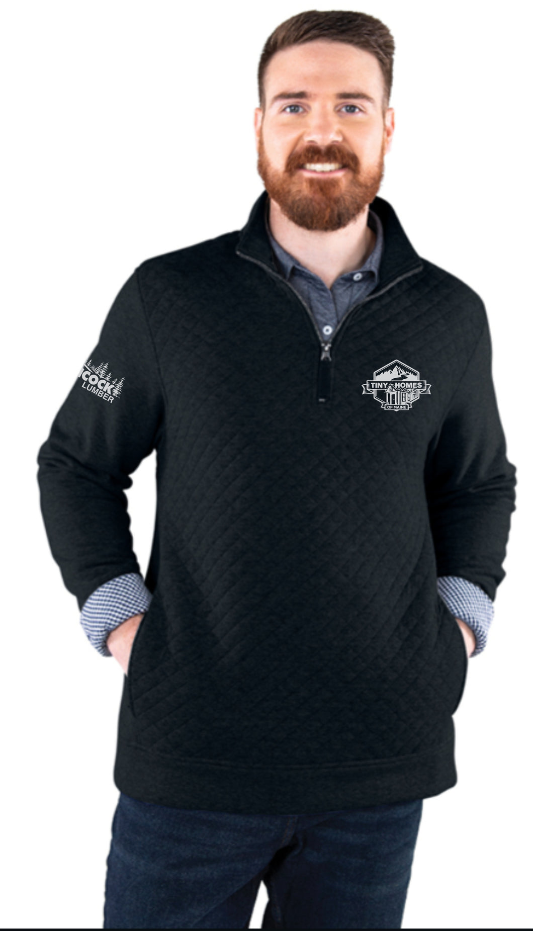 *Tiny Homes and Hancock Lumber* 9371 Charles River Men's Franconia Quilted Pullover