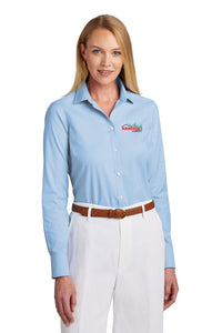 BB18001 Brooks Brothers® Women’s Wrinkle-Free Stretch Pinpoint Shirt