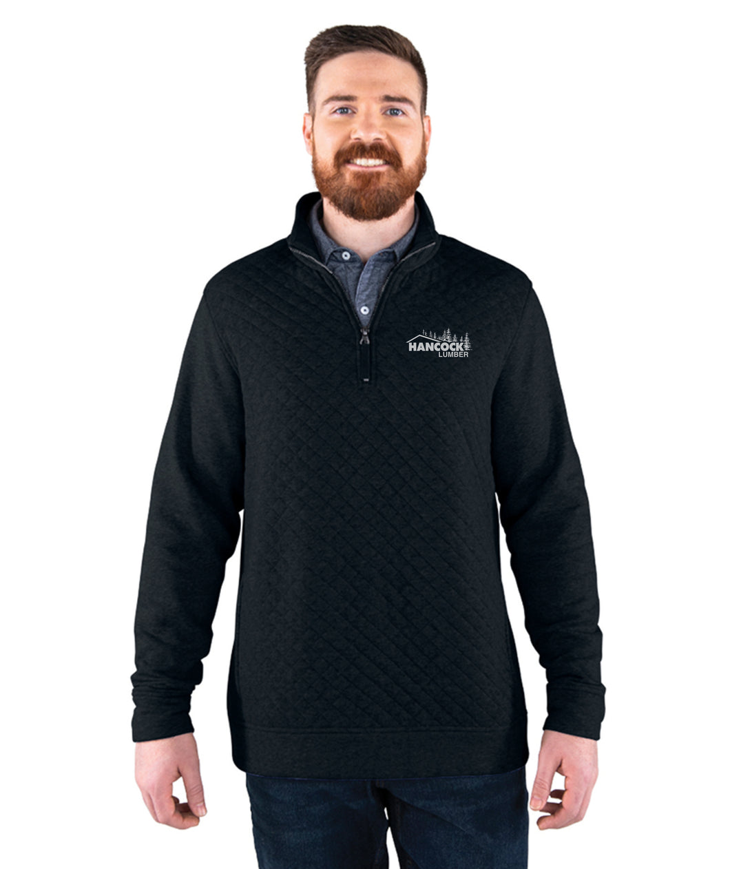 9371 Charles River Men's Franconia Quilted Pullover