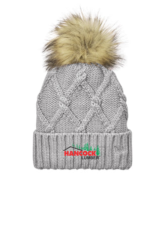 NE911 New Era ® Faux Fur Pom Beanie