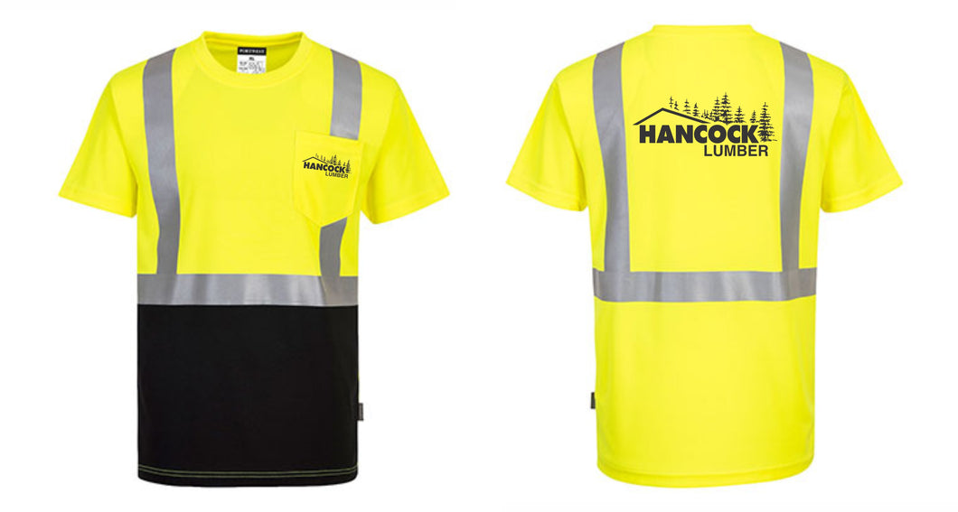 S358 - Nashville Hi-Vis Contrast Pocket T-Shirt S/S