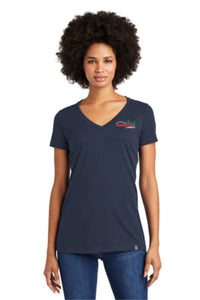 LNEA101  New Era® Ladies Heritage Blend V-Neck Tee