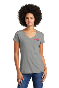 LNEA101  New Era® Ladies Heritage Blend V-Neck Tee