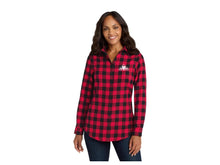 Load image into Gallery viewer, *MAINLEY TRUSSES* LW668 Port Authority® Women's Plaid Flannel Tunic