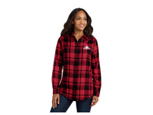 Load image into Gallery viewer, *MAINLEY TRUSSES* LW668 Port Authority® Women's Plaid Flannel Tunic