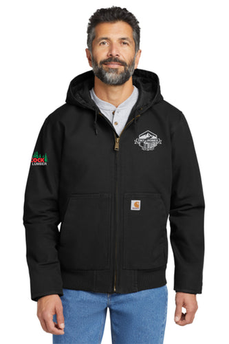 *Tiny Homes and Hancock Lumber* CT104050 Carhartt® Washed Duck Active Jacket