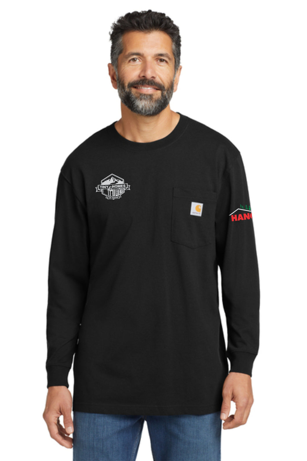 *Tiny Homes and Hancock Lumber* CTK126  Carhartt ® Workwear Pocket Long Sleeve T-Shirt