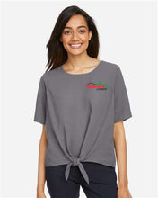 Load image into Gallery viewer, Women's Perfect Fit™ Tie Front Blouse - DP617W