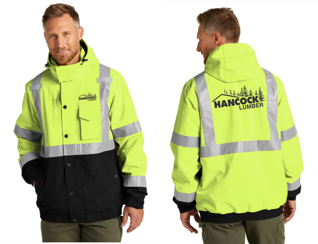 CSJ501  CornerStone® ANSI 107 Class 3 Waterproof Insulated Ripstop Bomber Jacket