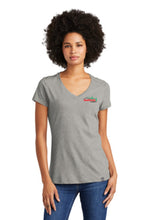 Load image into Gallery viewer, LNEA101  New Era® Ladies Heritage Blend V-Neck Tee