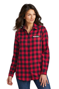 *NEW COLORS* LW668 Port Authority® Ladies Plaid Flannel Tunic