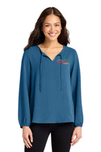 Load image into Gallery viewer, LW714 Port Authority® Women's Textured Crepe Blouse