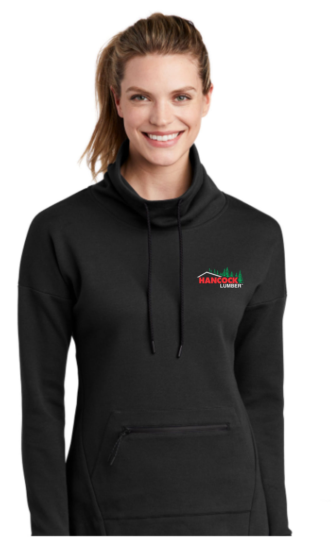 LST280  Sport-Tek ® Ladies Triumph Cowl Neck Pullover