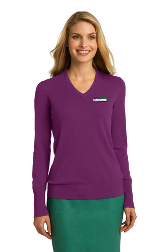 LSW285  Port Authority® Ladies V-Neck Sweater