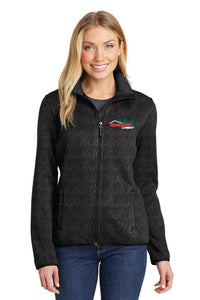 L232  Port Authority® Ladies Sweater Fleece Jacket