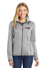 Load image into Gallery viewer, L232  Port Authority® Ladies Sweater Fleece Jacket