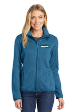 Load image into Gallery viewer, L232  Port Authority® Ladies Sweater Fleece Jacket