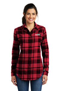 *NEW COLORS* LW668 Port Authority® Ladies Plaid Flannel Tunic