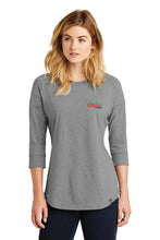 Load image into Gallery viewer, LNEA104  New Era® Ladies Heritage Blend 3/4-Sleeve Baseball Raglan Tee