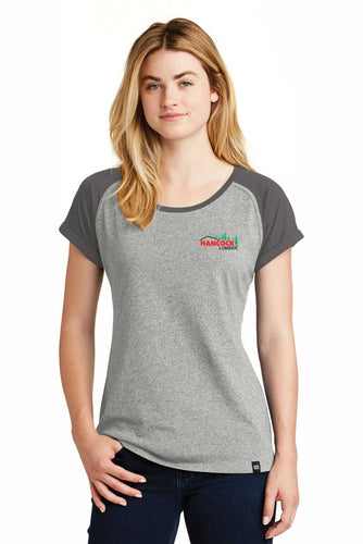 LNEA107  New Era® Ladies Heritage Blend Varsity Tee
