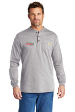 Load image into Gallery viewer, CTK128  Carhartt® Long Sleeve Henley T-Shirt