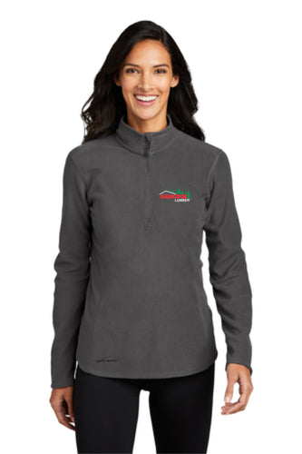 EB227 Eddie Bauer® Ladies 1/2-Zip Microfleece Jacket