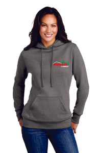 LPC78H  Port & Company ® Ladies Core Fleece Pullover Hooded Sweatshirt