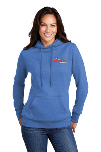 LPC78H  Port & Company ® Ladies Core Fleece Pullover Hooded Sweatshirt