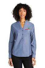 Load image into Gallery viewer, LW382 Port Authority® Ladies Long Sleeve Chambray Easy Care Shirt