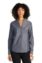 Load image into Gallery viewer, LW382 Port Authority® Ladies Long Sleeve Chambray Easy Care Shirt