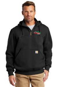 CT100617  Carhartt ® Rain Defender ® Paxton Heavyweight Hooded Zip Mock Sweatshirt