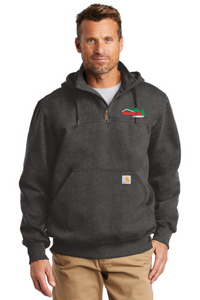 CT100617  Carhartt ® Rain Defender ® Paxton Heavyweight Hooded Zip Mock Sweatshirt